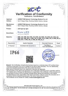 Zertifikate Diamant IP66